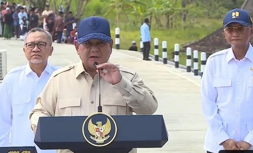 Pakai Uang Rakyat, Presiden Prabowo Resmikan 1.151 Kilometer Jalan Daerah Senilai Rp5,41 Triliun
