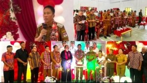 Bupati Franky Wongkar Resmikan Kantor Desa dan BPU Mopolo Esa di HUT ke-16