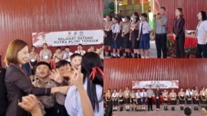 Membangun Karakter Generasi Emas, Anggota DPRD Minahasa Motivasi Siswa Baru SMPN 1 Tondano