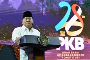 Presiden Prabowo di Harlah Ke-28 PKB: Arah Ekonomi Indonesia Berpijak pada Konstitusi