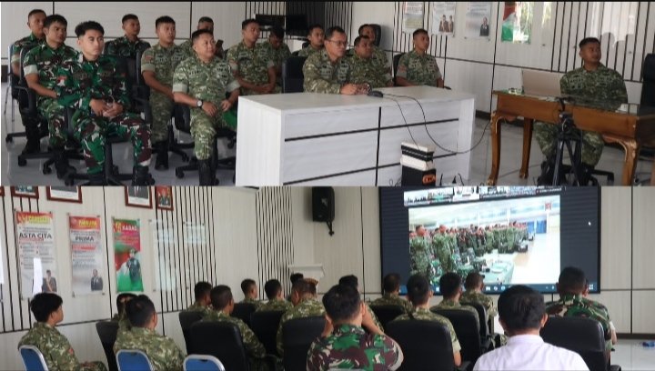 Wujudkan Prajurit Berkarakter, Kodim 1302/Minahasa Ikuti Sosialisasi Hukum