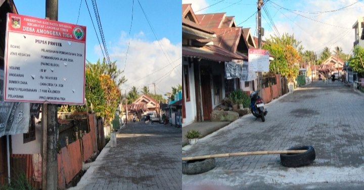 Transparansi Pembangunan Desa: Paving Block Amongena Tiga Rampung Jelang Pergantian Kepemimpinan