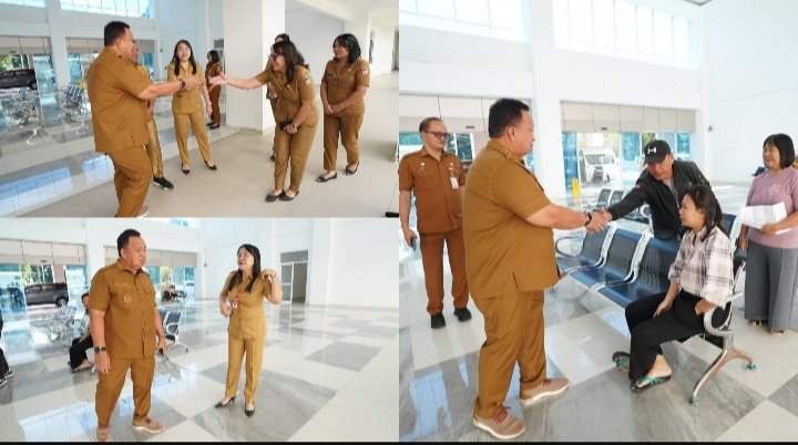 Bupati Robby Dondokambey Tinjau Kesiapan RSUD Sam Ratulangi Tondano di Paleloan