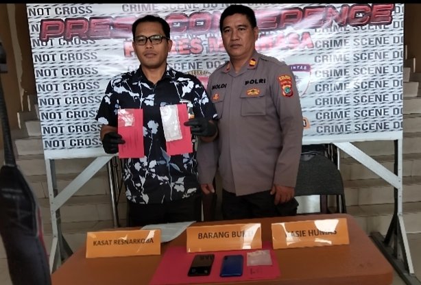 Satuan Reserse Narkoba Polres Minahasa Bongkar Jaringan Peredaran Sabu Lintas Provinsi