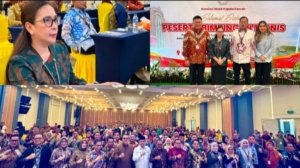 Perkuat Sinergi Pembangunan Nasional, Wabup Vanda Sarundajang Ikuti Bimtek ASWAKADA di Batam