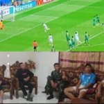 Laga Dramatis Belgia vs Senegal Jadi Perekat Silaturahmi Babinsa dan Warga di Minahasa