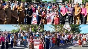 Bunda PAUD Minahasa Martina Lengkong Buka Pawai Bocah 2026, Dorong Pembentukan Karakter Usia Dini