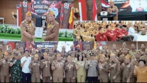Bupati Minahasa Robby Dondokambey Terima Penganugerahan Bintang LVRI 2026