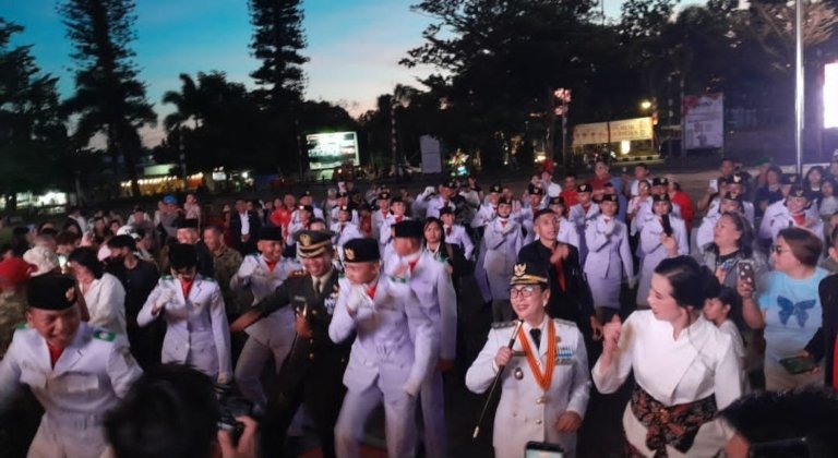 Kemanunggalan Kodim 1302/Minahasa Warnai Peringatan HUT ke-81 RI