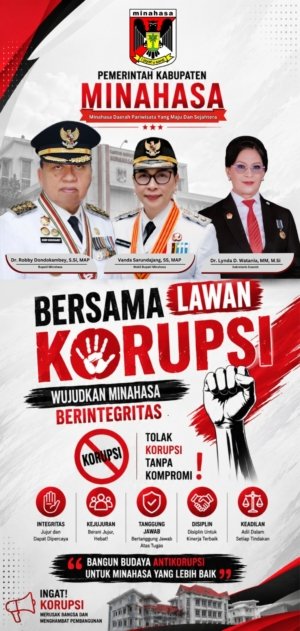 Pemkab Minahasa Lawan Korupsi dengan Integritas