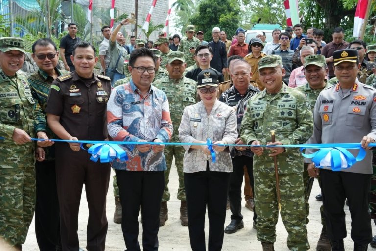 Pesan Wabup Vanda Sarundajang Saat Peresmian Jembatan Garuda Armco: Mari Sama-Sama Kita Rawat