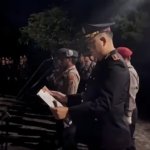 Kapolres Minahasa Pimpin Renungan Suci di TMP Tondano
