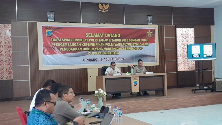 Gali Masukan Publik, Polres Minahasa Dukung Riset Sespim Lemdiklat Polri