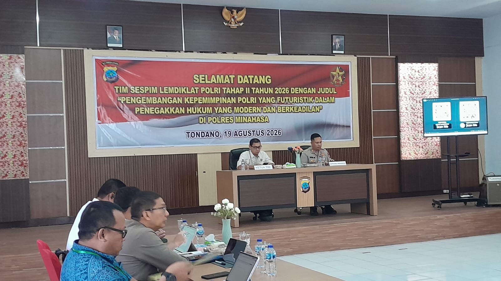 Gali Masukan Publik, Polres Minahasa Dukung Riset Sespim Lemdiklat Polri