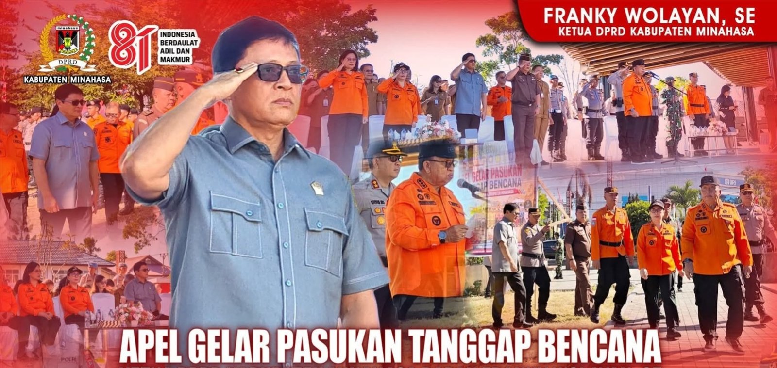Ketua DPRD Minahasa Apresiasi Kesiapsiagaan Tanggap Bencana Dampak El-Nino