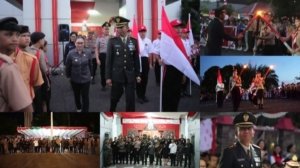 Pimpin Upacara Taptu, Dandim 1302 Minahasa Ajak Generasi Muda Rawat Semangat Juang