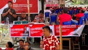 Anggota DPRD Minahasa Serap Aspirasi Infrastruktur Warga Kombi Lewat Reses Dapil II