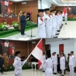 Bupati Minahasa Robby Dondokambey Kukuhkan Anggota Paskibraka 2026