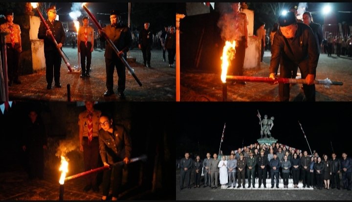 Renungan Suci di TMP Tondano, Bupati Robby Dondokambey Ajak Teladani Pahlawan
