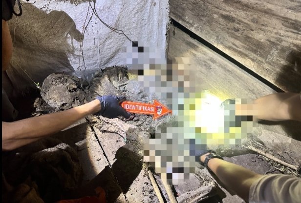 Polsek Kakas dan Tim Inafis Polres Minahasa Olah TKP Penemuan Kerangka Manusia di Perkebunan Desa Toulimembet