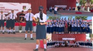 SMPN 4 Tondano Sabet Juara 1 Tata Upacara Bendera dan Juara 2 PBB