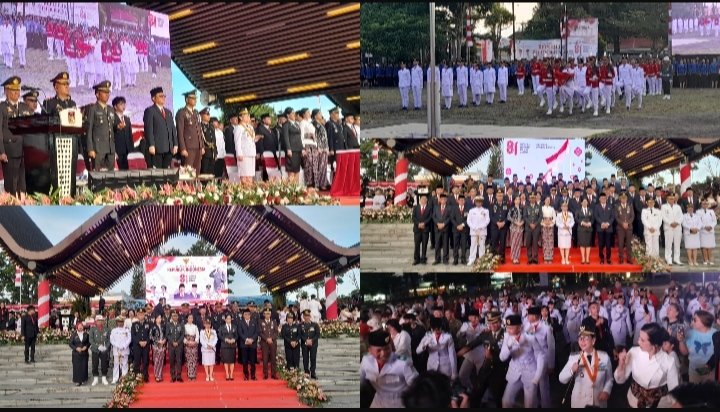 Kemeriahan HUT ke-81 RI di Minahasa, Sukses Paskibraka dan Kebersamaan di Tondano