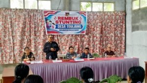 Desa Touliang Sabet Kinerja Penginputan EHDW Terbaik, Komitmen Tekan Stunting Terus Diperkuat