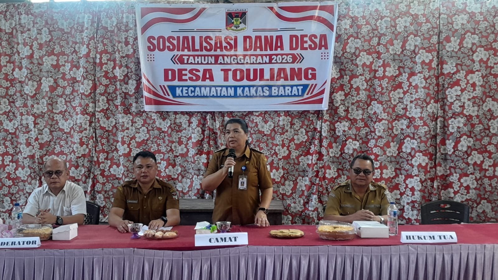 Camat Kakas Barat Ingatkan Pentingnya Kepatuhan Hukum dalam Pengelolaan Dana Desa 2026