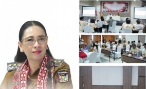 Wakil Bupati Minahasa Vanda Sarundajang Buka Lokakarya Kesenian