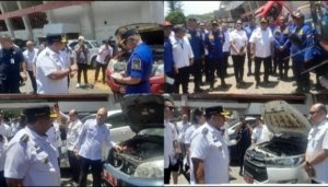 Bupati Robby Dondokambey Pimpin Apel Kendaraan Dinas, Tegaskan Tertib Aset dan Sanksi Penyalahgunaan