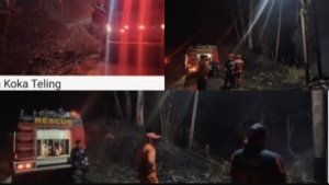 13 Jam Sisir Tombulu hingga Koka, Damkar Minahasa Pastikan Titik Api Padam Total
