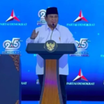 Puncak Acara HUT ke-25 Partai Demokrat Semalam, Prabowo Cerita Masa di Akademi Militer Puji SBY sebagai Taruna Terbaik