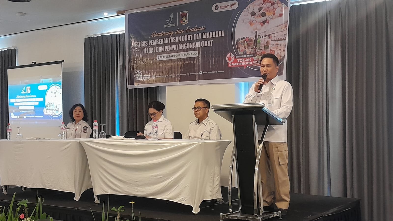 BPOM Manado Tegaskan Komitmen Tuntaskan Penyalahgunaan Obat dan Makanan Ilegal