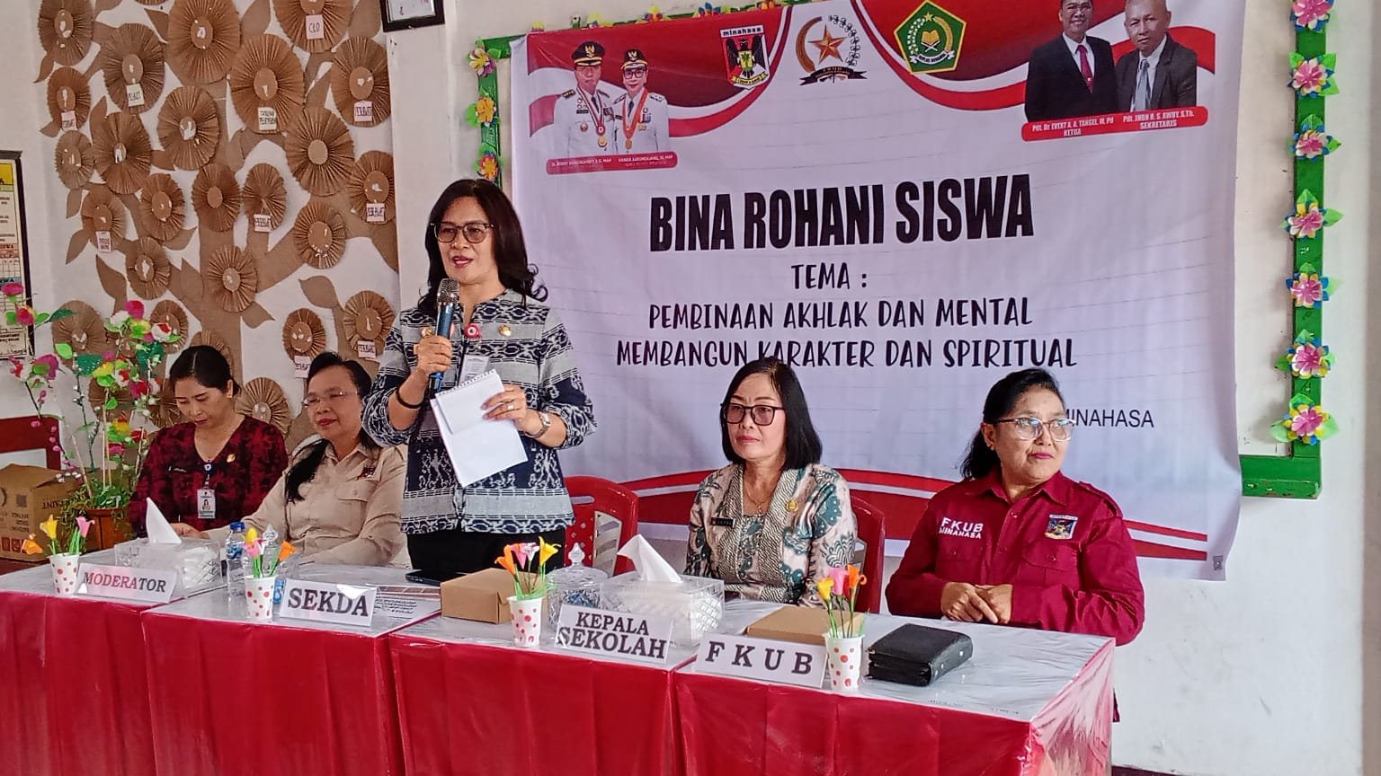 Sekda Lynda Watania di SMPN 1 Kakas: Tindakan Hari Ini Tentukan Wajah Indonesia Esok
