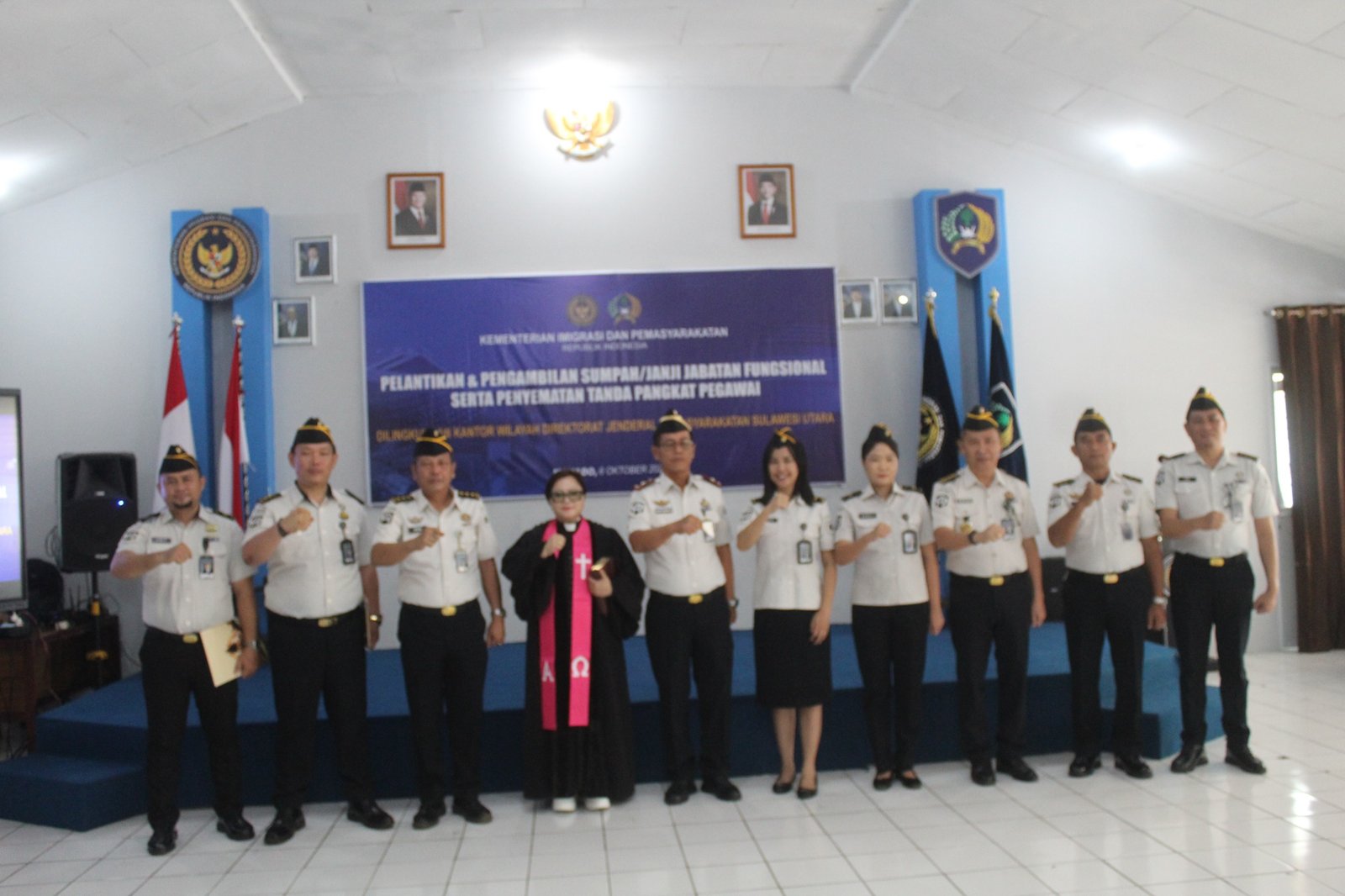 Kanwil Ditjenpas Sulut Lantik Pejabat Fungsional, Ingatkan Pentingnya Integritas ASN