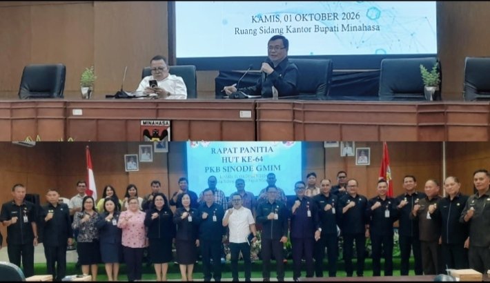 Pemkab dan Panitia Matangkan Persiapan HUT ke-64 P/KB Sinode GMIM, Ibadah Pembukaan Digelar 9 Oktober