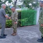 Dandim 1302/Minahasa Dampingi Kunker Pangdam XIII/Merdeka, Sowan ke Sesepuh TNI di Tondano