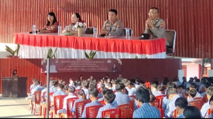 Polres Minahasa Genjot Sosialisasi SPMB SMA Kemala Taruna Bhayangkara 2027/2028, Tawarkan Beasiswa Penuh
