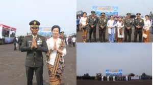 HUT Ke-81 TNI, Dandim 1302/Minahasa Bersama Ketua Persit KCK Cabang XIV Padukan Solidaritas di Minut